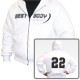 Premium Zip Hoody 22 white